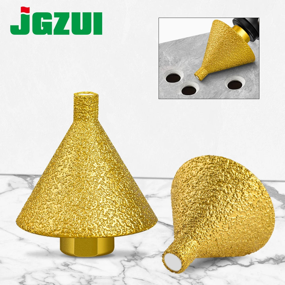 Diamond Chamfer Reaming Grinding Edge Trimming Multi-Function Bit Opener Marble Tile Glass Cone Drill Bit Engraver Tools